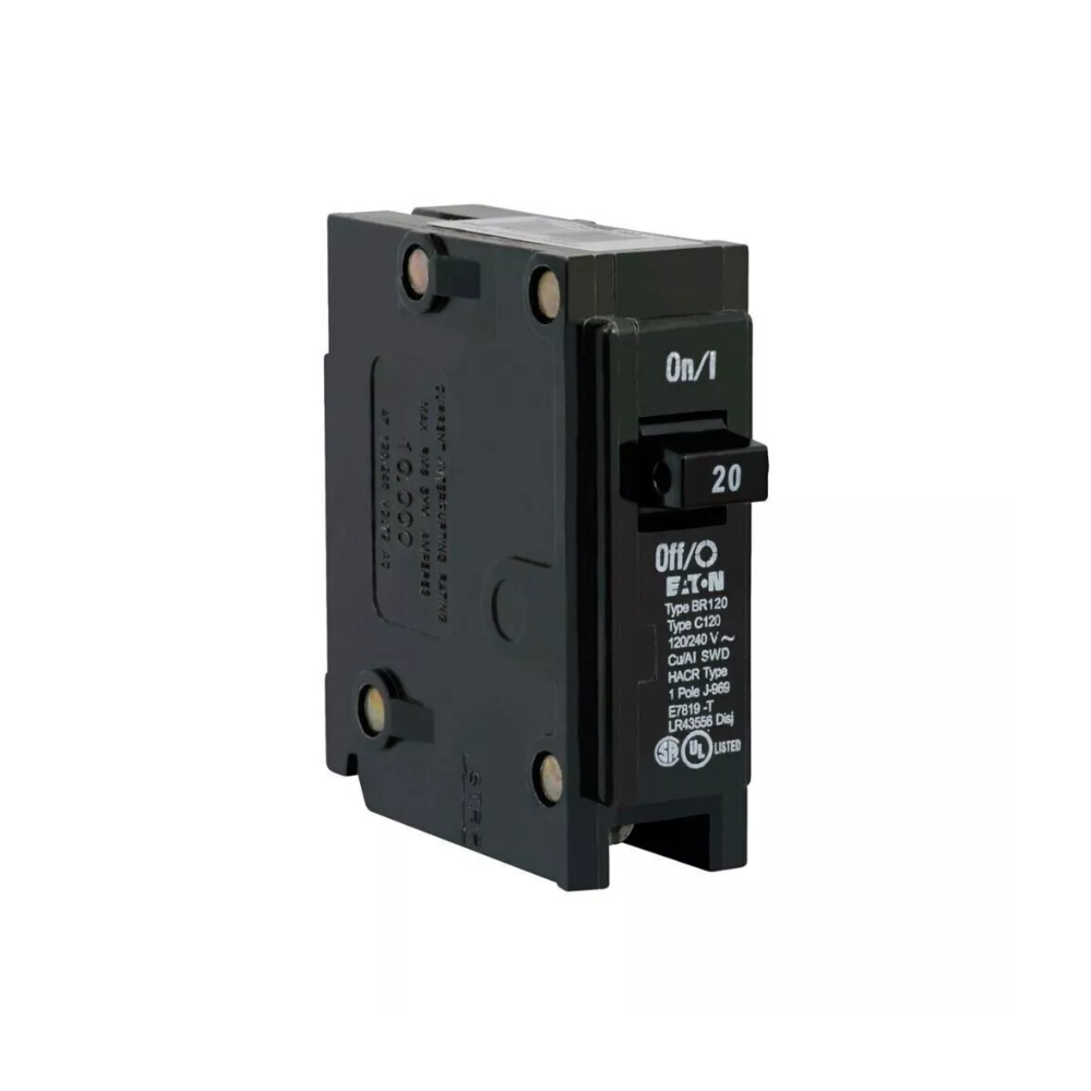 Eaton BR120 20 Amp 1 Pole Plug-In Circuit Breaker - (Qty 10)