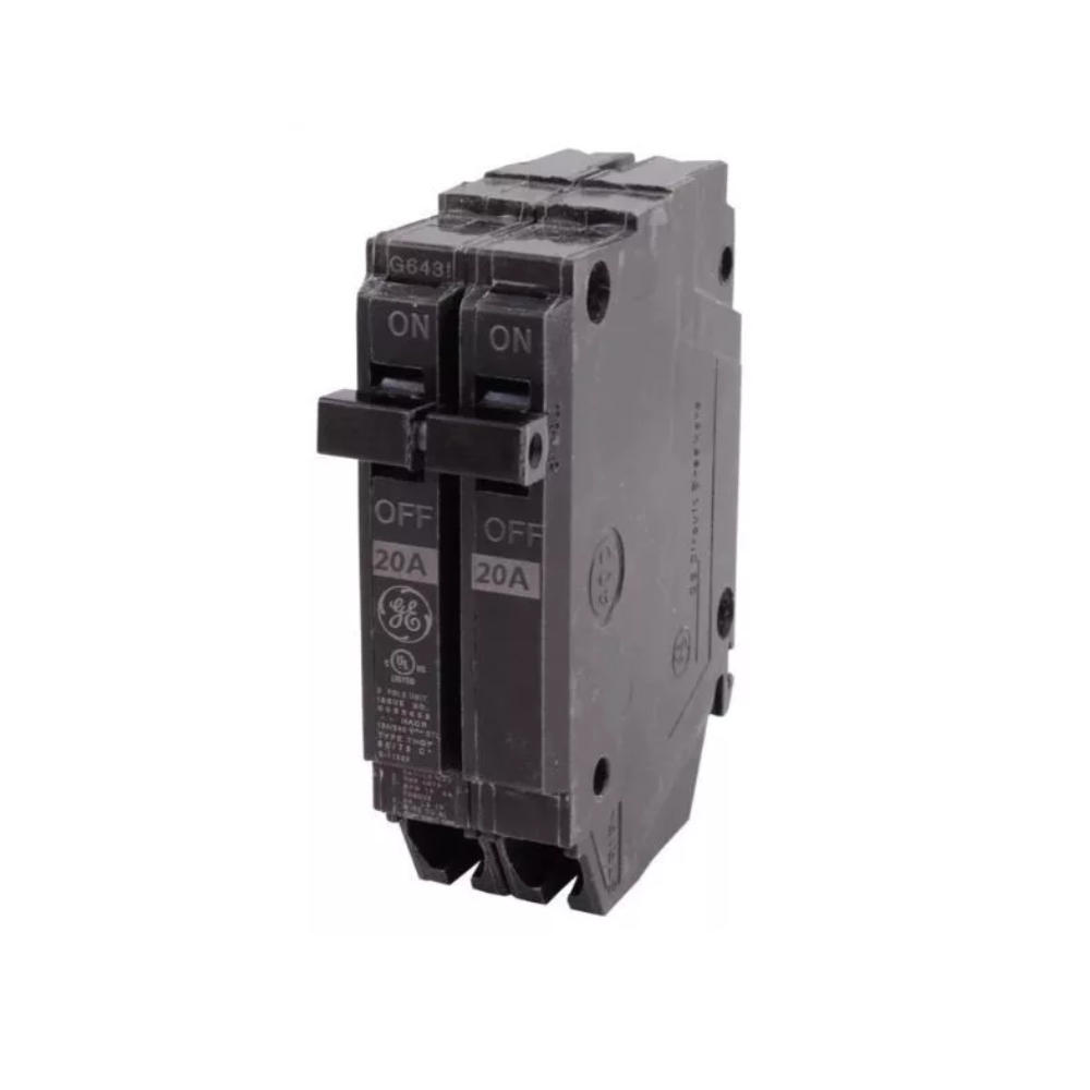 GE General Electric THQP220 20 Amp 2 Pole Breaker NEW