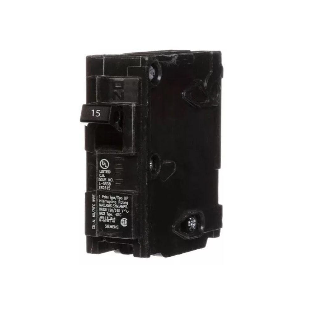 Siemens Q115 Singe 1 Pole 15 Amp Circuit Breaker