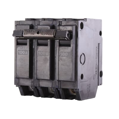 GE THQL32100 100 Amp 3 Pole Circuit Breaker Plug-In