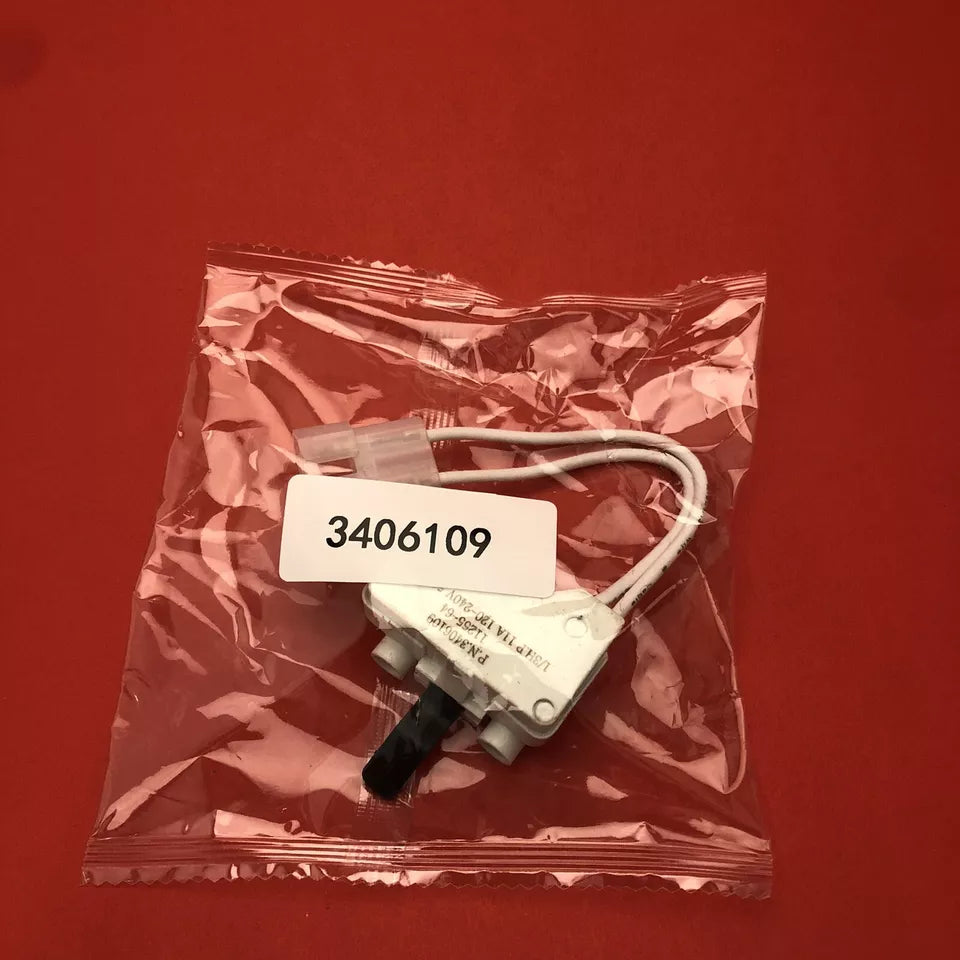 3406109 DRYER DOOR SWITCH FITS WHIRLPOOL KENMORE SEARS MAYTAG 885450