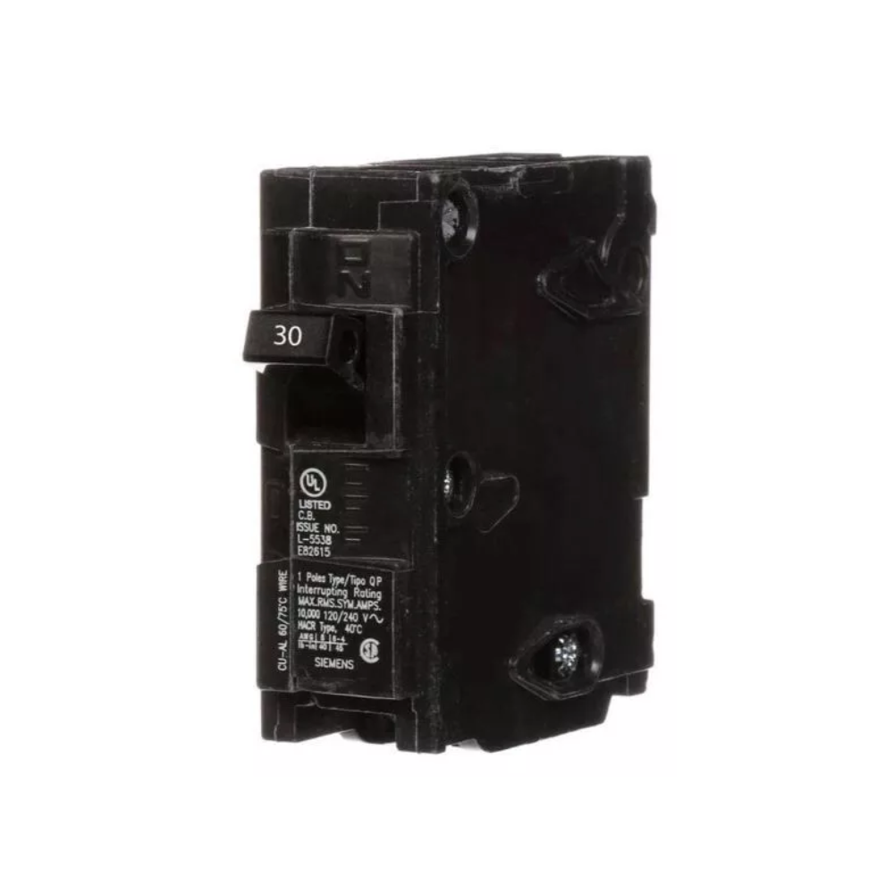 Siemens Q130 30 Amp 1 Pole 120V Circuit Breaker - New