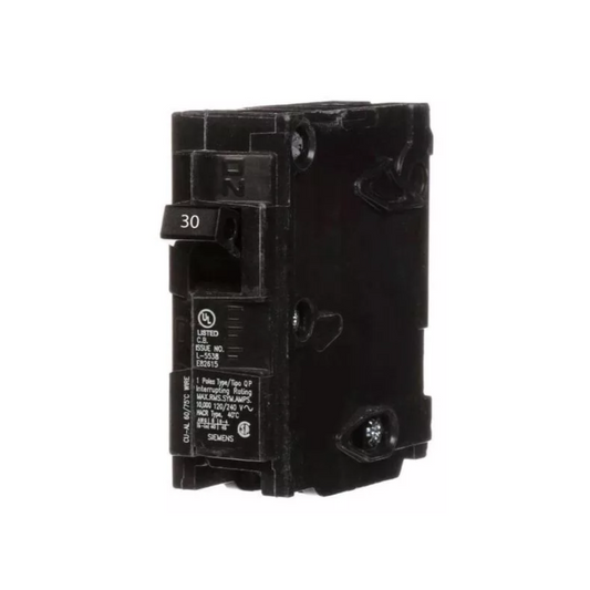 Siemens Q130 30 Amp 1 Pole 120V Circuit Breaker - New