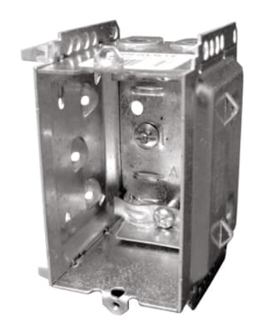 2304-LHTQ Device Box, 1-Gang, 2-1/2" Deep, 14.5 cu. in.