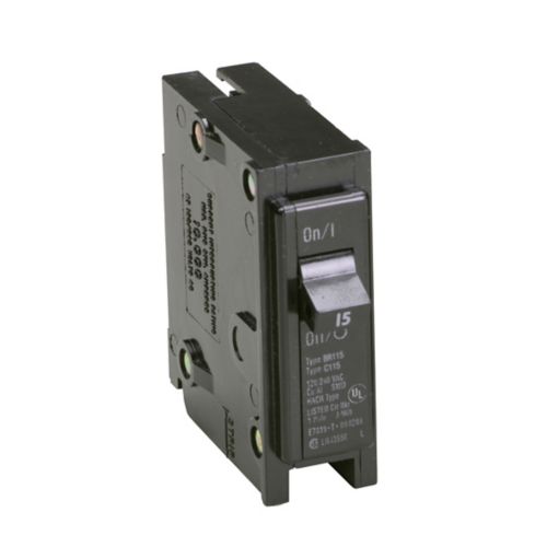 Eaton BR115 15 Amp 1 Pole Circuit Breaker