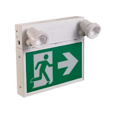 METAL RUNNING MAN COMBO OF 2 HEADS WITH 36W BATTERY BACKUP Emergency Light