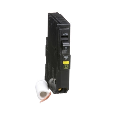 Square D QO115GFI 15 Amp 1 Pole Plug-In GFCI Circuit Breaker